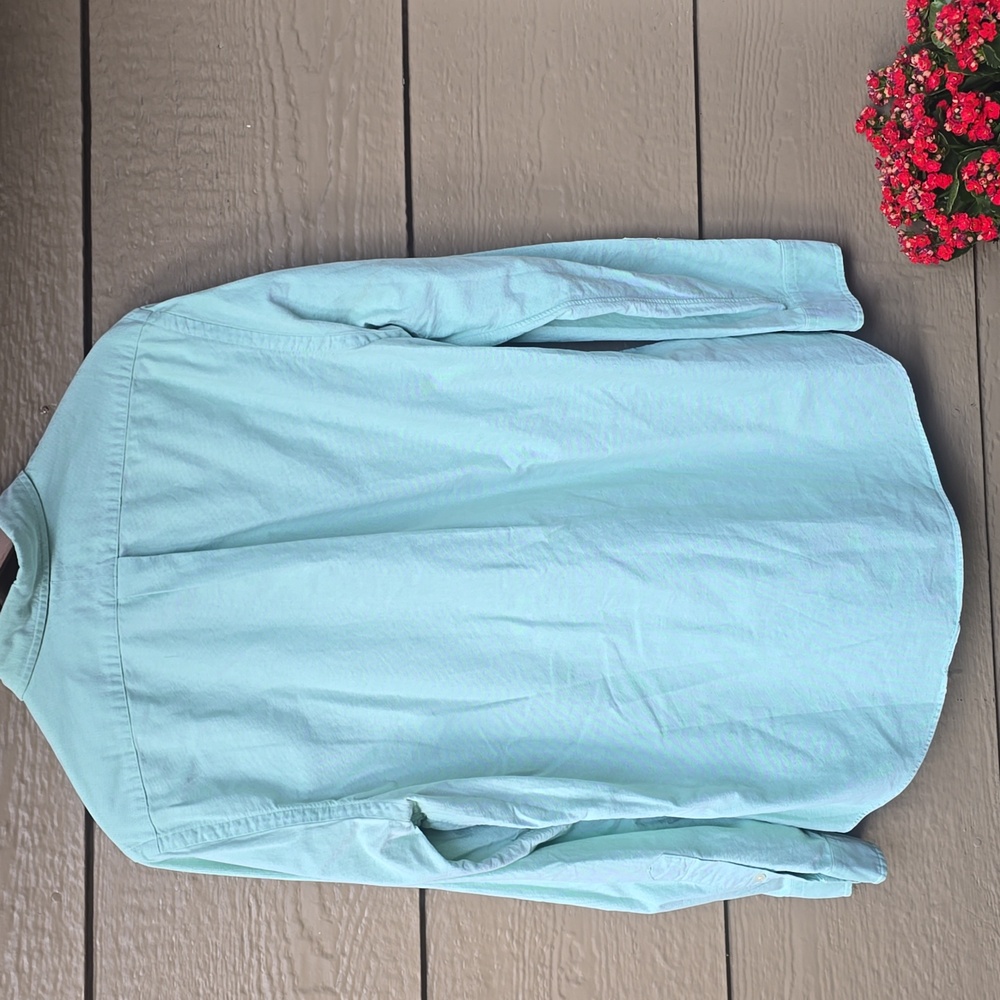 Polo Ralph Lauren Mint Green Button-down Shirt Large - Picture 9 of 12